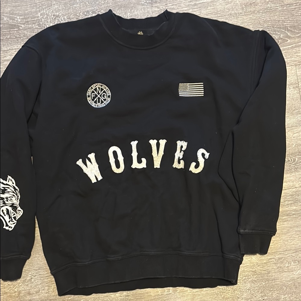 Darc Sport Wolves Black Sweatshirt
